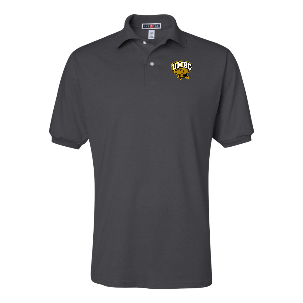 Men's UMBC Retrievers JERZEES  SpotShield polo